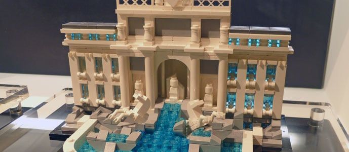 lego architecture  trevi fountain