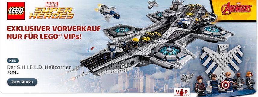 lego theshield helicarrier vip