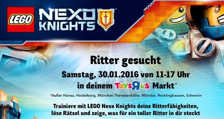 lego nexo knights toysrus event