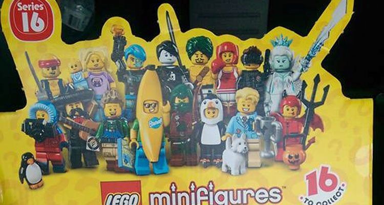 lego minifigures  box