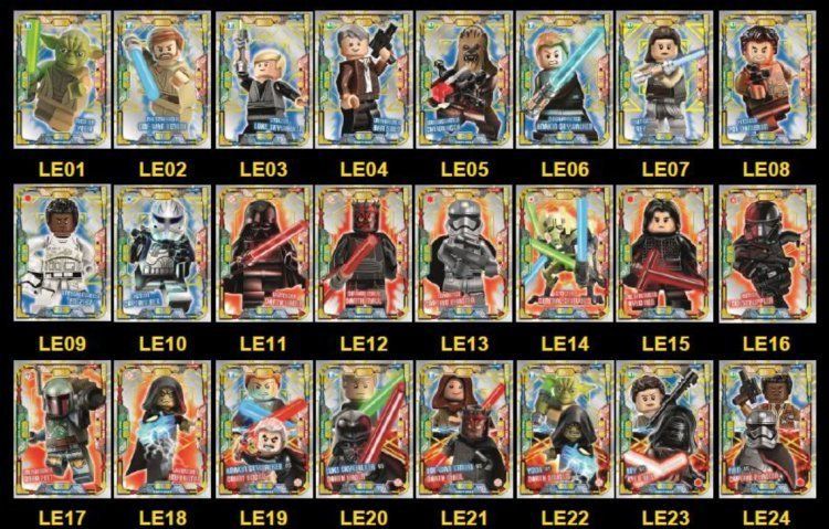 LEGO Star Wars Trading Card Collection weiteren Informationen zu den LE Cards