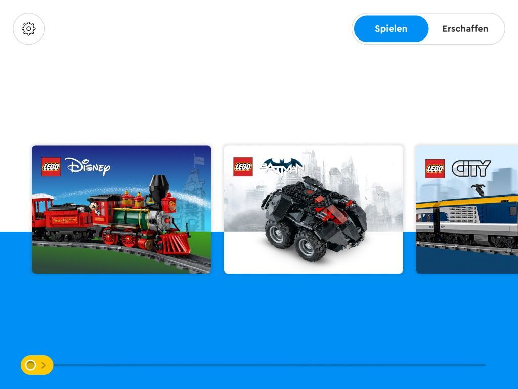 LEGO Powered Up App (Screenshot)