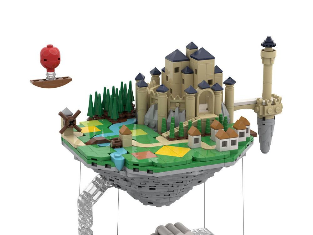 LEGO Ideas Floating Island Tensegrity
