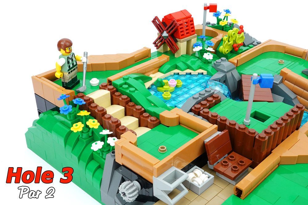 LEGO Ideas Working Minigolf Course