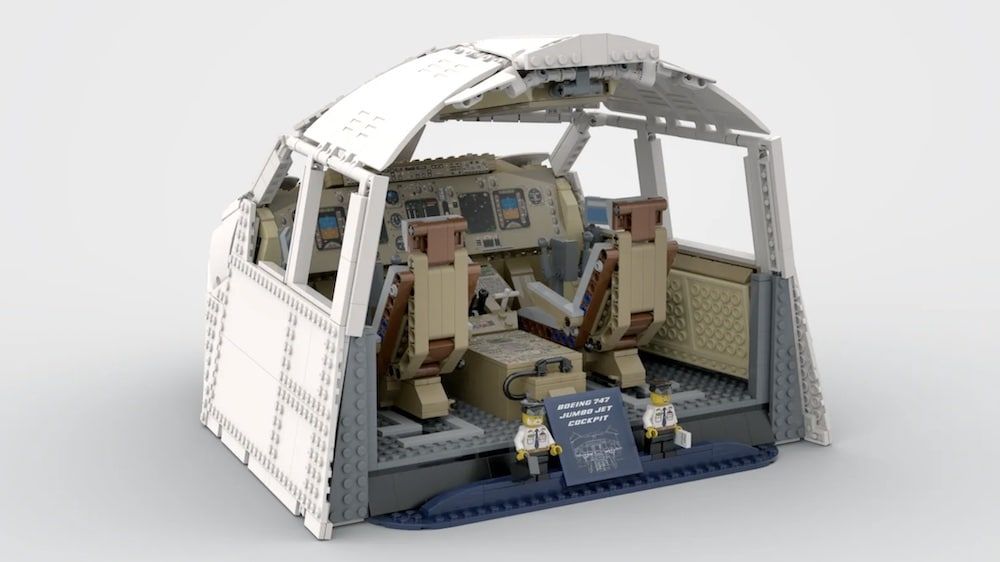 LEGO Ideas Boeing 747 Cockpit