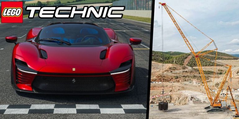 LEGO Technic 2022 Summer Sets: Ferrari Daytona SP3 arrives, Liebherr LR13000 postponed?
