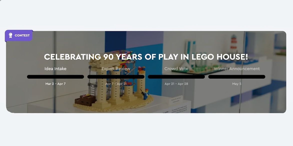 LEGO Ideas Wettbewerb 90 Jahre LEGO