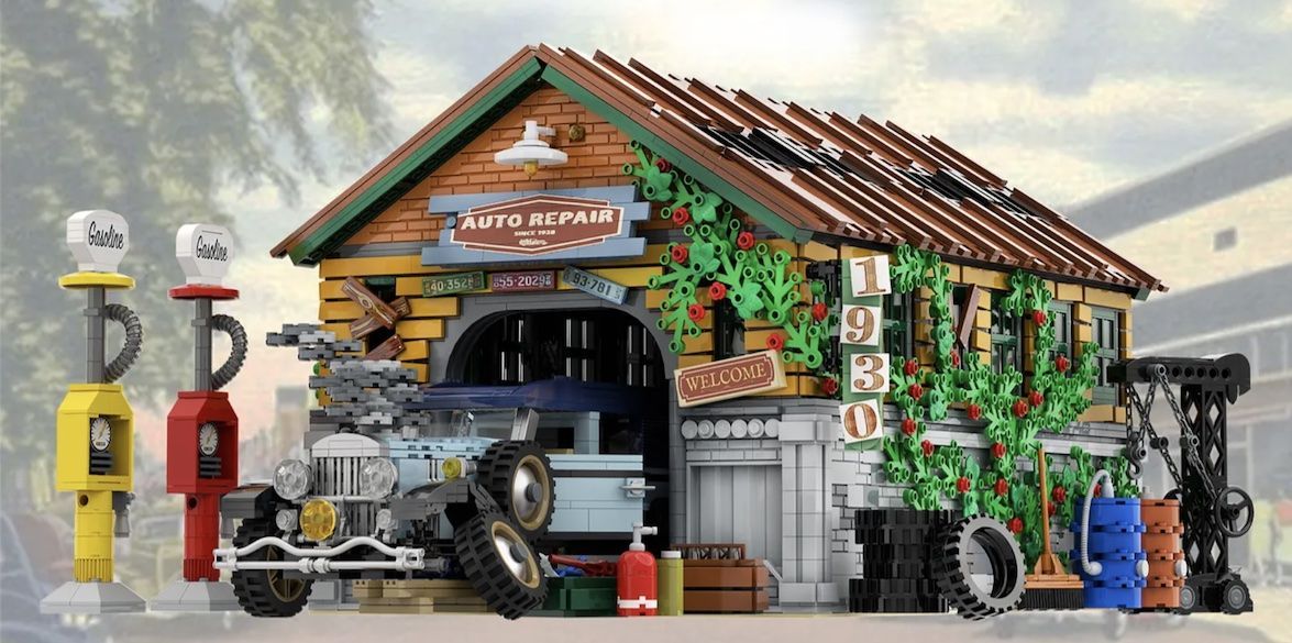 LEGO Ideas Auto Repair Garage