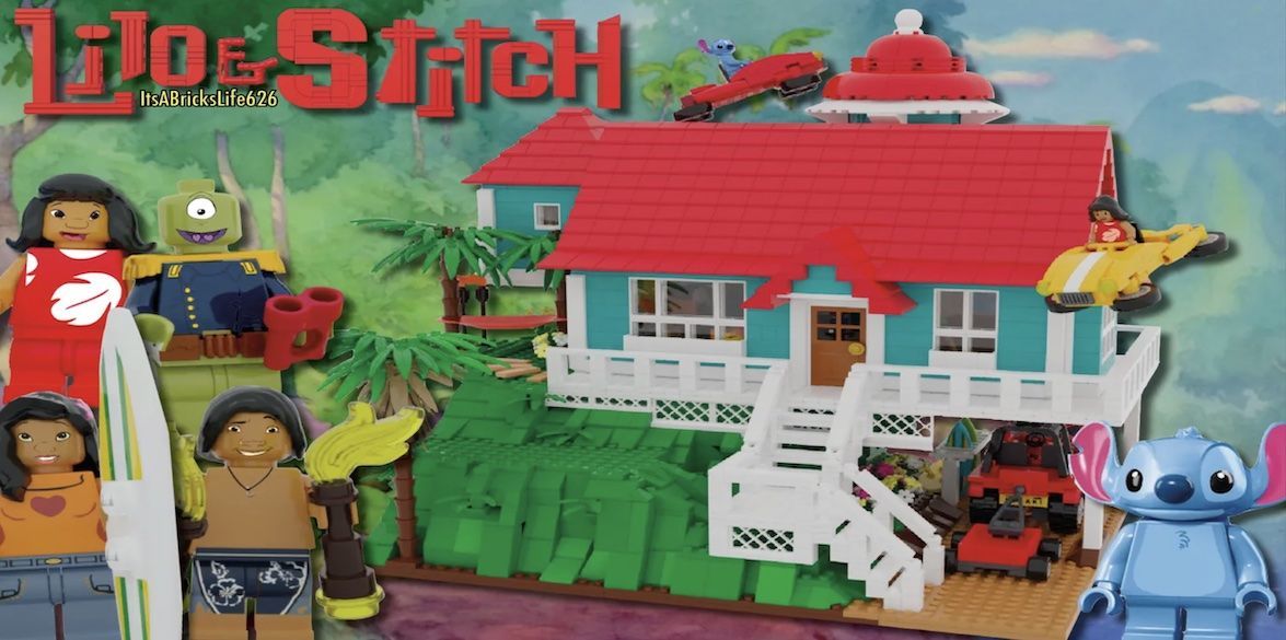 LEGO Ideas Lilo & Stitch Beach House
