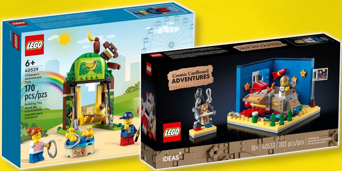 LEGO 40533 Cosmic Cardboard Adventures und 40529 Kinder-Erlebnispark ab sofort verfügbar